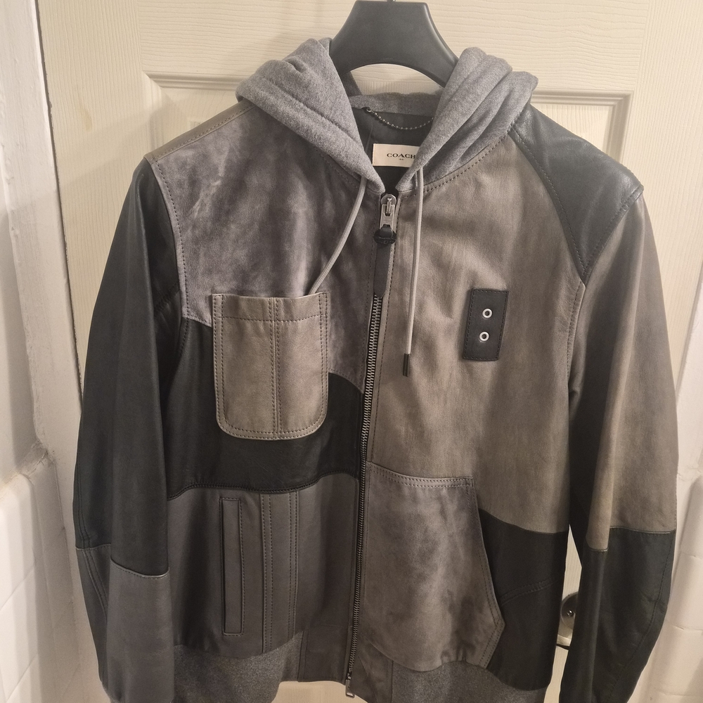 Coach Patchwork Leather Jacket